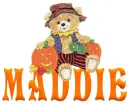Maddie - halloween teddy