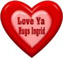 Heart-Love Ya Hugs Ingrid