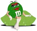 green M&M