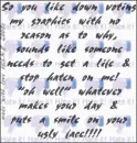 To All The Down Voters