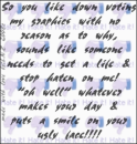 To All The Down Voters-Blue