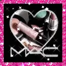 mac heart pink border
