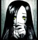 emo girl with a broken heart