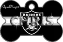 oakland raiders dog bone tag chris