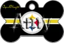 pittsburgh steelers dog bone tag amy