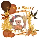 autumn beary greetings