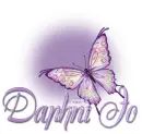 DaphniJo Butterfly Bling Purple 