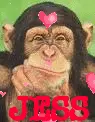Jess and chimp
