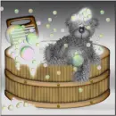 Bear in  Relaxing Bath