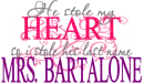 Mrs. Bartalone