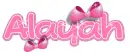 Alayah..pink bows