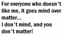 For Everyone Who Doesn't ... 