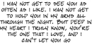 I Can't Let You Go