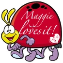 maggie loves it ladybug