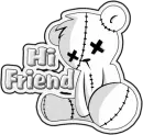 Hi  Friend Broken Teddy