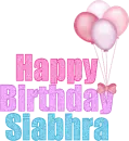 happy birthday siabhra