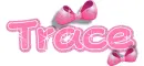 Trace...pink bows
