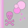 pink skull