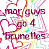 more guys go for brunettes