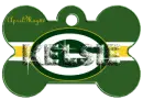 Green Bay Packers dog bone tag kelsie