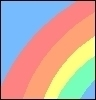 left side of rainbow