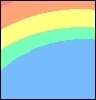 middle part of rainbow