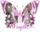purple glitter cat butterfly fayeth