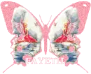 light pink glitter butterfly fayeth
