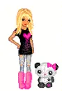 Girl and panda