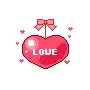 pink hearts