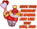 Special like you Birthday Love Gied 