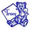 blue teddybear tracy