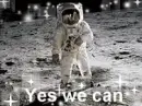 man on the moon x Obama