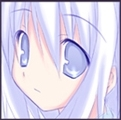 blue haired girl