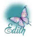 Butterfly Bling Teal Edith