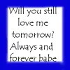 Will you???