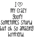 I Love My Boyfriend