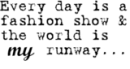 fashion world