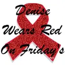 Denise Wears Red On Friday's