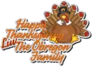 happy thanksgiving luv the obregon family