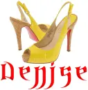 Denise - yellow heeled shoes