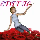 Edith - butterfly n roses girl