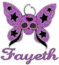 Butterfly Skull with Fayeth
