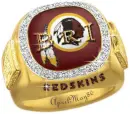 washington redskin ring bri
