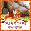 piglet laying on a leaf