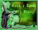 witch with a magic ball