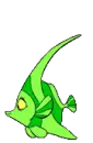 green fish