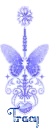 blue butterfly charm tracy