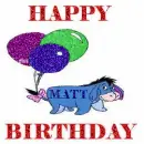 HAPPY BIRTHDAY MATT