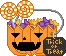 pumpkin with sweets